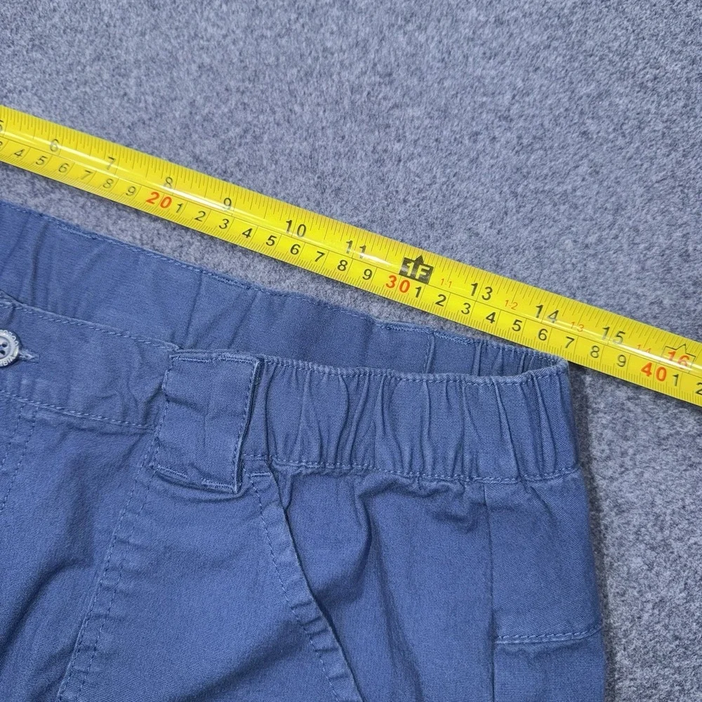 Columbia Half Moon PFG Shorts Mens Medium Blue Cargo Utility Performance